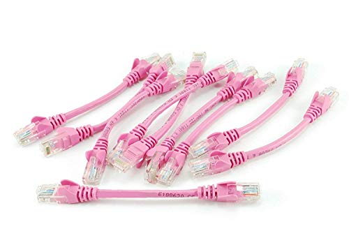CablesOnline 10-Pack 6 pulgadas CAT5e UTP Ethernet RJ45 miniatura 1