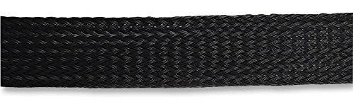 Manga trenzada extensible Pro Power BSFR-025 de poliester negro y diametro de 25mm