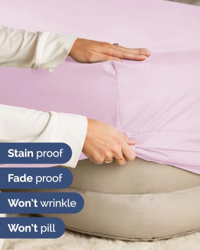Image of CGK Linens 2 Pack Extra Deep King Fitted Sheets - Light Pink