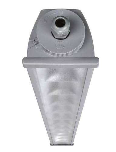 Beghelli Plafoniera led acciaio reg 2x36W M1200 4000K IP66 - A236RD