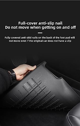 Tapis de voiture pour Tesla résistant à l'usure et imperméable Model 3 Y - 2