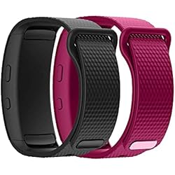Cargador Original Samsung Gear Fit 2 TOPsic Correa Gear Fit 2 Pro/Fit 2 Correa, Reemplazo de Banda de Silicona Suave Deportiva Pulsera de Repuesto para Samsung Gear Fit 2 Pro SM-R365 and Gear Fit 2 SM-R360 Banda