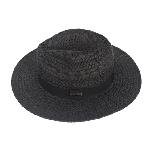 Sombrero de paja verano ala ancha estilo panamá XL miniatura 4