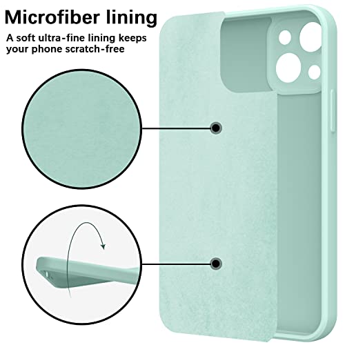 KPPIT Compatible with iPhone 14 Plus case,Silicone Case,Ultra Slim Soft Gel Anti-Scratch,Microfiber Lining,Rubber Shockproof Case Cover iPhone 14 Plus 6.7 inch - Image 4