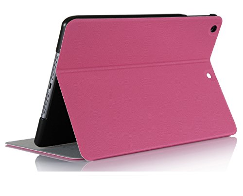 FYY Samsung Galaxy Tab4 8.0 inch Case - Ultra Slim Magnetic Smart Cover Multi-Angle Stand Case for Samsung Galaxy Tab 4 8.0 inch Magenta (with Auto Wake/Sleep Feature)