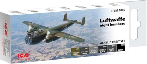 Peinture acrylique ICM 3085 pour réussir vos camouflages Luftwaffe nocturnes