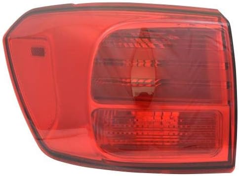 Go-Parts - Left (Driver) Outer Rear Tail Light Assembly for 2015-2016 Kia Sedona, Replacement, Bulb Type, 92401A9020