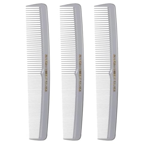 Allegro Combs #415 Combs for Women, 7 Inches Combs for Men, Parting Comb, Hair Comb, Comb for Men 3 Count (Gray) Cover