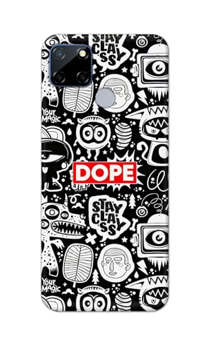 Image of Printed Hard Back Cover Case for Realme C12 Back Cover (Mixed Cartoons) -1111