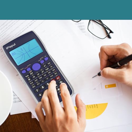 Scientific Calculators with Graphing Calculator, Ipepul Desktop Math Calculator for College Students,10 Modes/ 4 Graphing Functions, School Supplies for Middle High School Teachers Office - Thumbnail 7