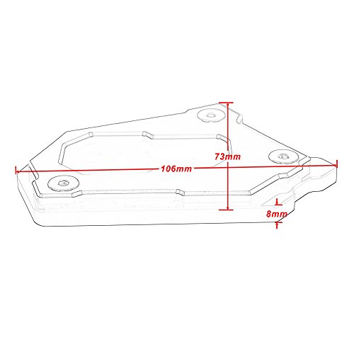 Motorcycle Accessories Foot Side Stand Bike Kickstand Pad For R1200Gs Adv 2018 (Black) #TOP5