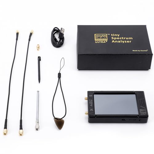 Image of 2025 Upgraded Ultra+ZS407 Spectrum Analyzer, 4.0 Inch 100kHz to 7.3GHz Handheld Frequency Analyzer with 32Gb Card, 2-in-1 Signal Generator 100kHz to 900MHz MF /HF /VHF UHF Input