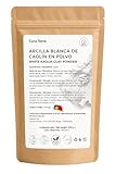 Arcilla Blanca Caolín 100% Natural de Portugal (250g) – Polvo Cosmético para Cuidado de la Piel, Limpieza Facial y Belleza Natural – White Kaolin Clay Powder for Skin Care & DIY Beauty
