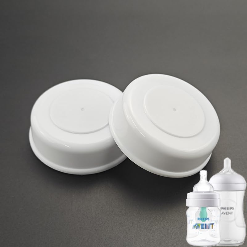 (6-PCs) Travel Bottle Caps Compatible with Avent Bottles, Bottle Lids Replacement Modle B