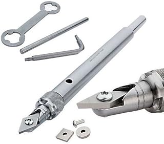 Robert Sorby RSTM-SCT123 TurnMaster Shank with Round, Detail Point, & Square Tungsten Carbide Cutters