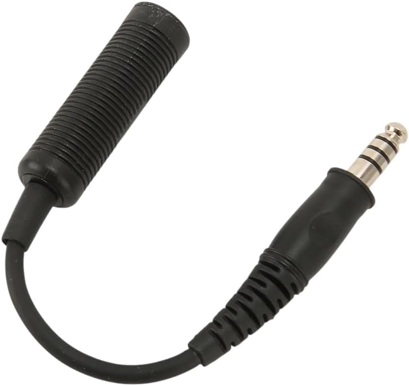 Military to Civilian Wiring Adaptier Plug and Play Conventer Portable U174 HiFi Sound PTT Pair for Civilian Headsets