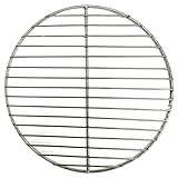 TFJDUPP Grillennetz, Grillennetz, 304 Edelstahl rund BBQ Grill Mesh Home Braten Netze Speck Grill Werkzeug Eisen Netze Grillzubehör BBQ Mat Grid (Farbe: 48 cm Durchmesser) (Color : 30cm Diameter)