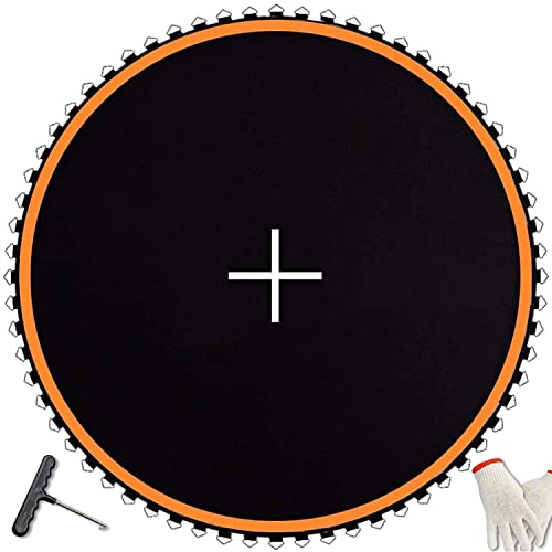 Jumptastic Tapis de saut pour trampoline Ø 366 cm 72 œillets - Pour trampoline de jardin - 141 pièces de rechange - Trampoline 12 ft
