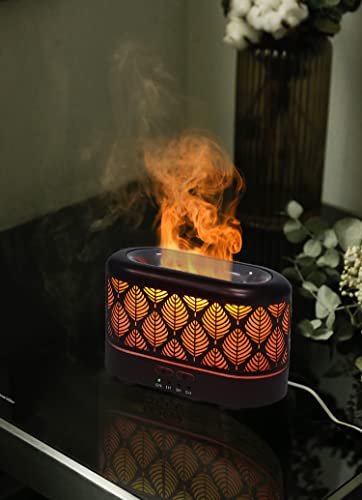 Salking Metal Flame Diffuser, Essential Oil Diffusers Super Quiet Fire Diffuser For Essential Oils, Aromatherapy Diffuser With Auto Shut-Off Function, Cool Mist Humidifier For Home Office (200Ml) #TOP5