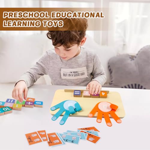 Preschool Learning Toys for Toddlers 3+ Years, Educational Number Counting Blocks for Kids, Homeschool Supplies for Math Manipulates, Finger Counting Math Toy, Montessori Toys for Kids Age 3+ - Image 6