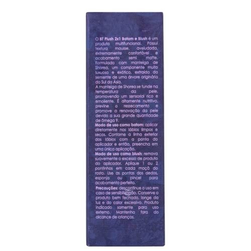 Bruna Tavares BT Plush 2 em 1 Bela - Batom Líquido 6g