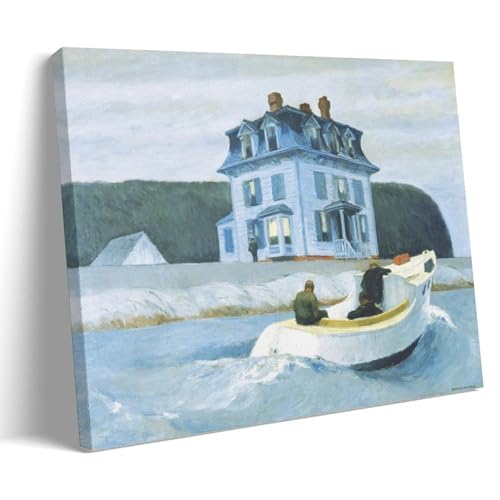 Impression sur toile Edward Hopper pour créer un coin lecture apaisant dans votre salon