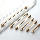  Tiradores para muebles, tiradores de cajón, armario, puerta, tirador, tirador, tirador, tirador, tirador de cocina 224mm dorado