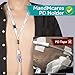 Smaller Peritoneal Dialysis Catheter Transfer Set Holder. PD Secure Shower Accessories. 2 Adjustable Neck Lanyards with, Breakaway Feature for Safety. (White)