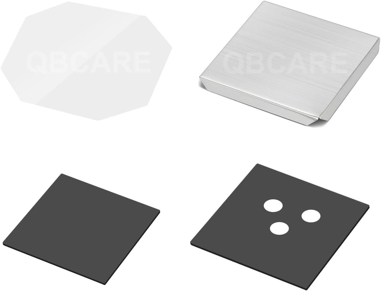 1000Sets Square Acrylic Magnet Supplies Suitable for 2x2inch DIY Photo Fridge Magnet Materials