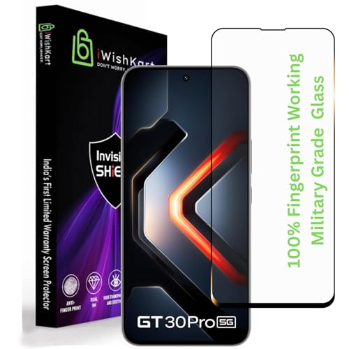 Image of compatible with Infinix GT 30 Pro 5G Tempered Glass screen protector guard Full Edge to Edge 9H Full Glue FHD with Easy Installation kit | 6.78 Inch