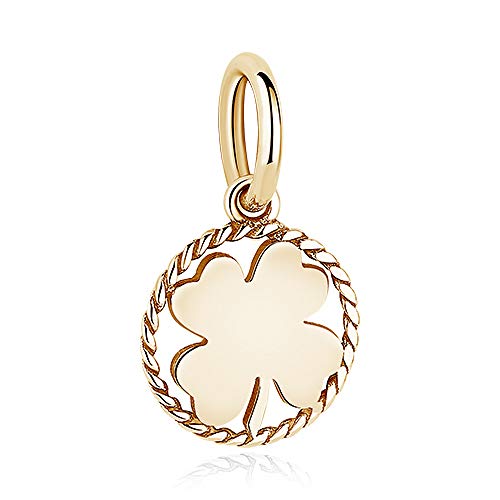 Collier perles argent sterling 925 anti-ternissement avec cœur or Py1382