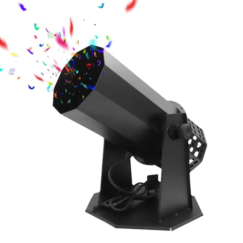 1500W Professional Confetti Cannon, Confetti Machine Remote Control Electric Confetti Launchers Confetti Tubes, for Special Event, Parties, Club, Wedding, Concerts