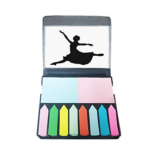Autocollant note ballerine marqueur de page coloré pour l'organisation et le bureau