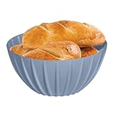 Cestas de prueba para pan de masa fermentada - Masa fermentada de silicona | Juego de cestas de prueba de pan redondas de 5 pulgadas-Herramientas de fabricación de pan esenciales y procesos de cocción