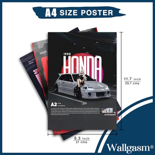Wallgasm 8 Car Posters 8x12 inch 300 GSM Pack of 8 - Image 7