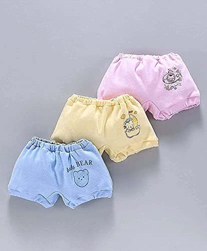 Image of KIKE New Born Baby Pure Cotton Printed Regular Fit Sando Innerwear Baniyan Kids Vest Infants Sleeveless Undershirts for Cute Boys Girls 0-24 Months Pack of 6