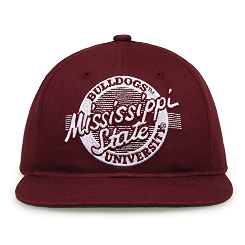 The Game NCAA Mississippi State Bulldogs Retro Circle Design Hat, Adjustable, One Size