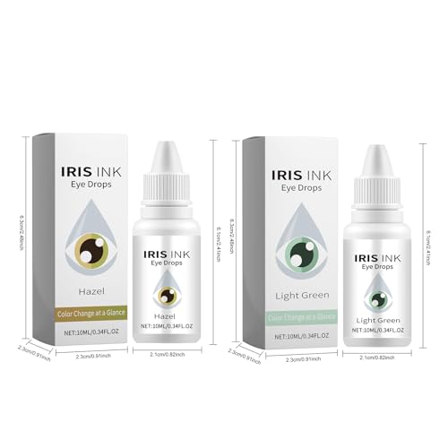 Augenfarbwechsel-Tropfen, Farbwechsel-Augentropfen Tropfen Zur Änderung Der Augenfarbe Tropfen Ändern Ihre Augenfarbe,Farbwechselnde Augentropfen Erhellen Und Erhellen Ihre Augenfarbe (C)