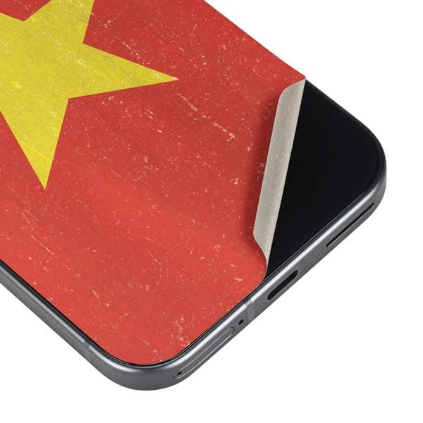 Skinit Decal Phone Skin Compatible with Google Pixel 9a - Vietnam Flag Distressed Design