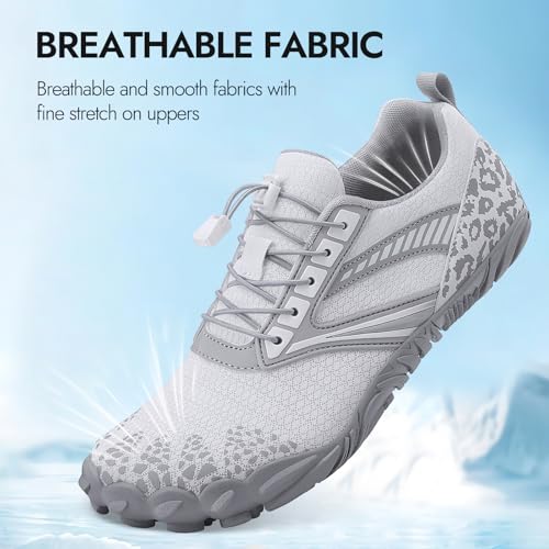Image of ATHMILE Water Shoes for Women Men Barefoot Shoes for Swim Beach Hiking Pool | Quick Dry Non-Slip Wide Toe Box Shoes for River Kayak Fishing Lake Cruise Vacation Outdoor Water Activities