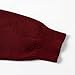 HILEELANG Toddler Boy Girl School Uniform Cardigan Sweaters Wine Red V-Neck Basic Solid Button Knitted Cardigan 4T