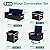 QUYZE 6 Piece Patio Furniture Set, Wicker Patio Conversation Sets with Swivel & Recline Chairs, Outdoor Sectional Sofa Sets with 2 Storage Ottoman, Outdoor Patio Recline Set for Backyard