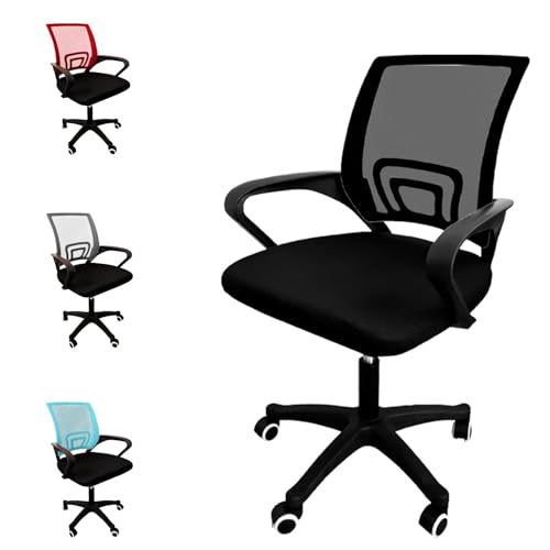 Sedia Ergonomica con Supporto Lombare, Nero