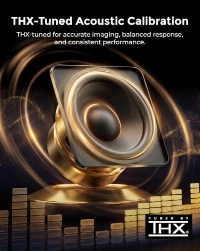 Image of ULTIMEA Skywave X100 9.1.6 THX-Tuned Wireless Home Theater System | with Dolby Atmos & DTS:X, 10 inch Subwoofers, 20Hz Low Frequency, 1500W Peak Power, 8K Pass-Through, AVR Grade Sound Bar
