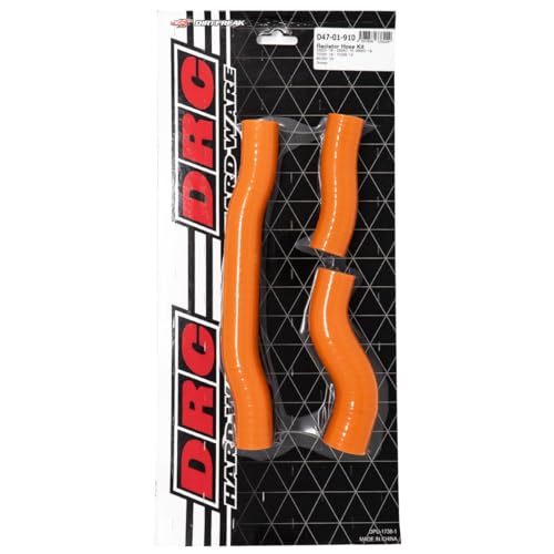 ディーアールシー(DRC) KTM 250SX,250XC,300XC HUSQVARNA TC250,TX300 GASGAS MC250 ラジエターホースキット オレンジ 多層構造 高耐圧 高耐熱 -40度から260度対応 ダートフリーク DIRTFR