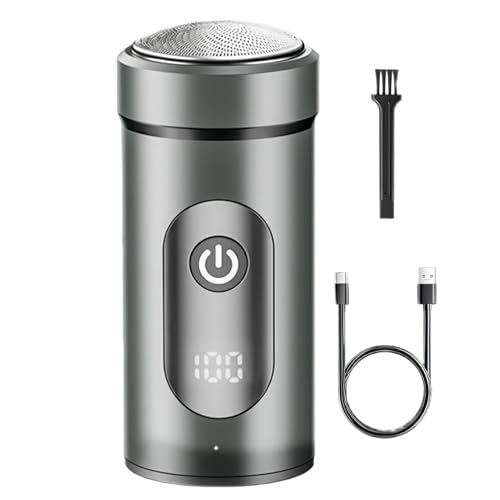 Rasoio per il viso da uomo, rasoio elettrico portatile, rasoio di ricarica per auto, tosaerba elettrico portatile, tosaerba umido e asciutto, rasoio elettrico per uomo