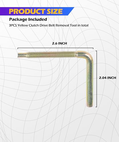 Image of SCUARI 3PCS Clutch Drive Belt Removal Tool,Car Accessories Drive Belt Tool,Belt Change Tools,Applicable to RZR RANGER XP RZR RS1 RZR-4 XP TURBO RANGER CREW XP 1000,Replaces Part Number 2875911