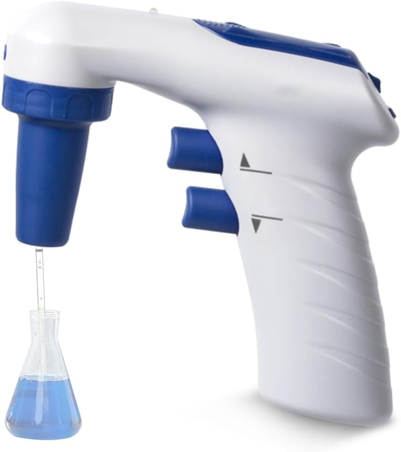 Lab Electric Pipette Pump, Electronic Motorized Pipette Filler Volume Range 0.1-200ml Adjustable Volume Pipette for Biology Chemical Laboratory