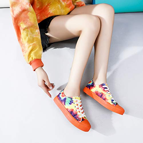 Image of Obtaom Unisex Canvas Shoes Low Top Fashion Sneakers Slip on Walking Shoe