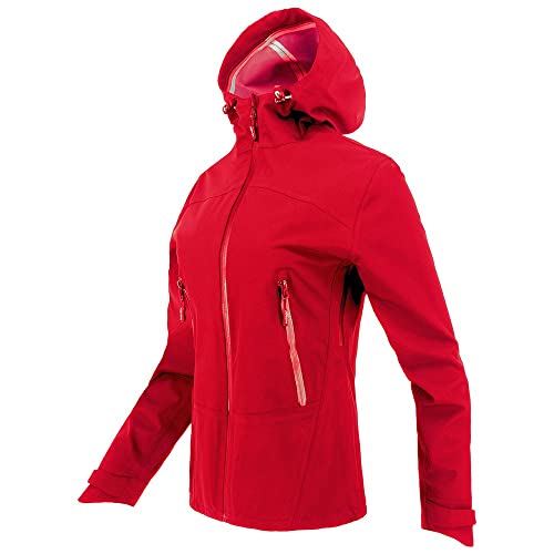 Veste softshell femme Joluvi Lhotse rouge taille M pour randonnée